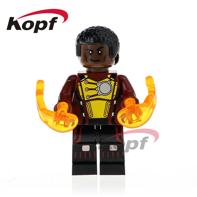 

Single Sale Super Heroes Prometheus Firestorm Slipknot Huntress Atom Bricks Action Building Blocks Dolls Children Toys XH 761