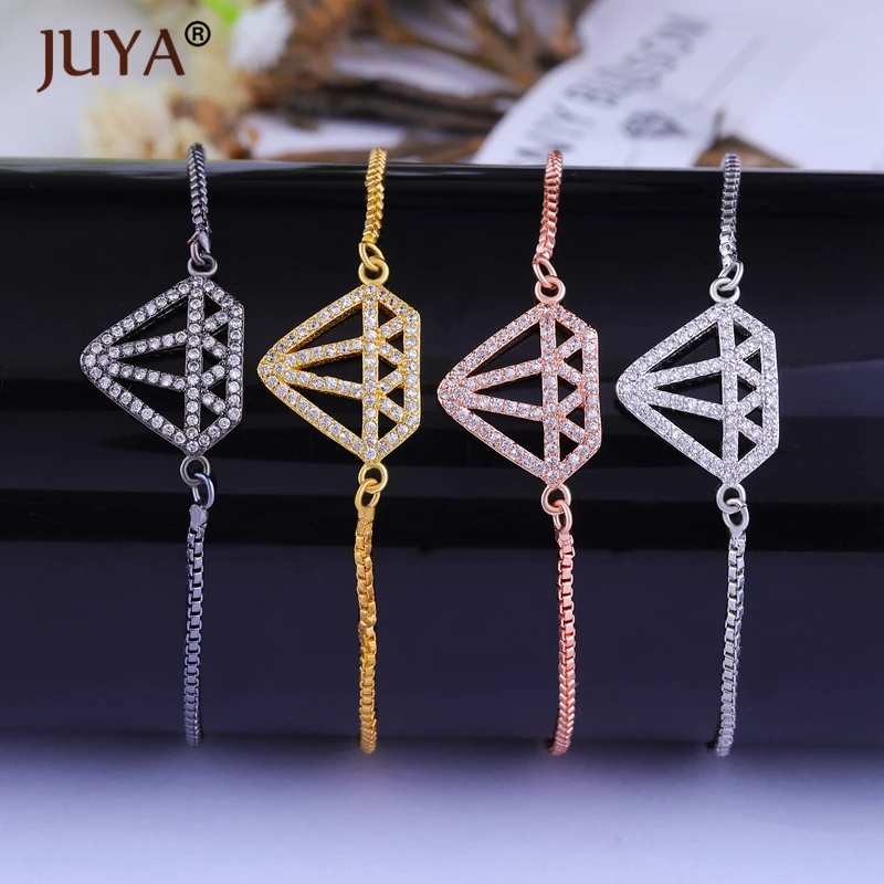 

fashion bracelets 2018 womens Bracelets Femme Adjustable chain copper zircon charms bracelet bangle best friend gift