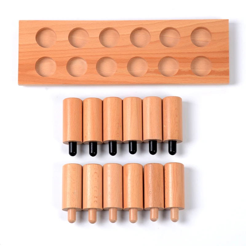 Baby Toy Montessori Pressure Cylinders Sensorial Early Childhood Education Preschool Kids Toys Brinquedos Juguetes