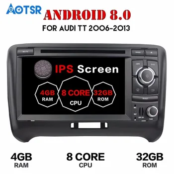 

7 Inch Android 8.0 4+32G Car DVD Player GPS navigation For Audi TT 2006-2013 headunit multimedia player tape recorder stereo
