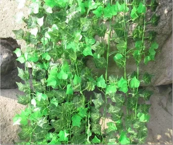 

Faux silk ivy, artificial fabric leaves vine greenery plant ,home house store decoration foliage, 50pcs, Express shipping