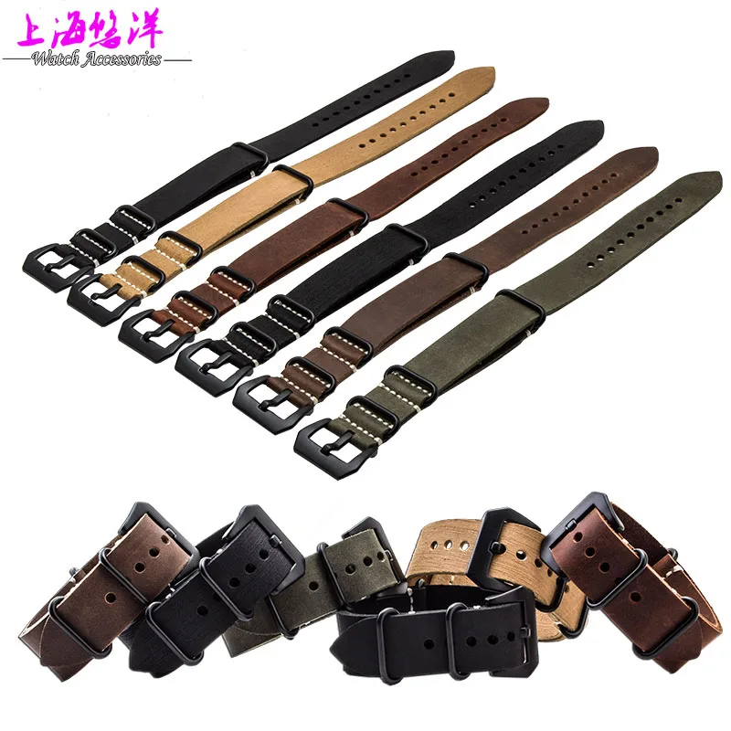 Leather Watchband chain thickening adapter sterculia PAM111 watch 24mm watch fittings soft