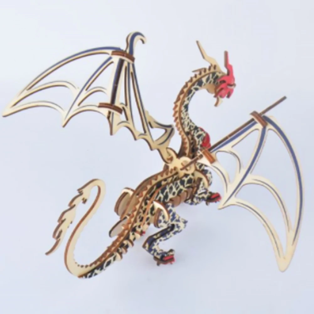 wooden dragon puzzle
