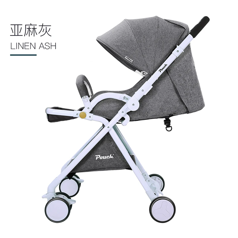 

The two-way baby trolley is light and high, and the view can be folded in an umbrella car stokk