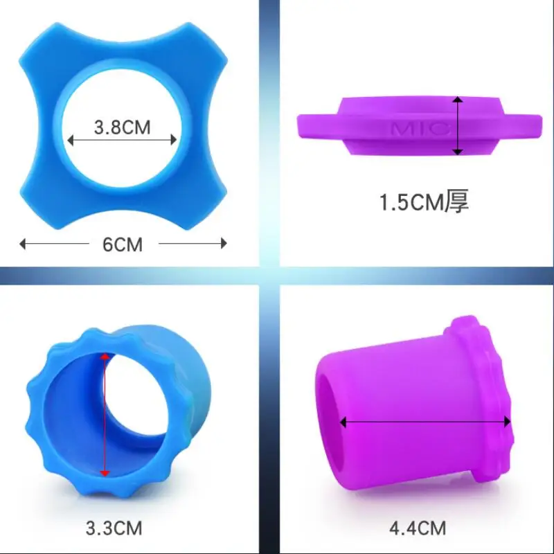 Проводной/беспроводной микрофон, мягкий силиконовый нескользящий чехол, Противоскользящее основание, нескользящее кольцо KTV, замена, защита от падения, круг