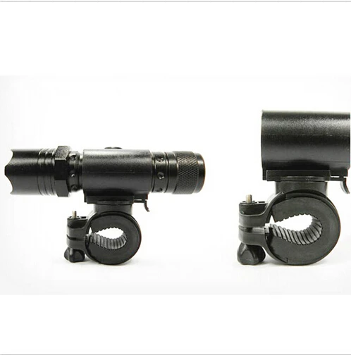 Perfect 360 Swivel Bike LED Flashlight Mount Bracket Flash Torch Holder Front Light Clip Clamp Lantern Bicycle Accessories 3