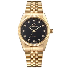 Fashion Men's Watch Luxury Brand Gold Stainless Steel Quartz Watch Wrist Watches High Quality Wristwatch for men women b 8210a personalized design your own watch wrist watches men women custom logo leather or stainless steel wristwatch