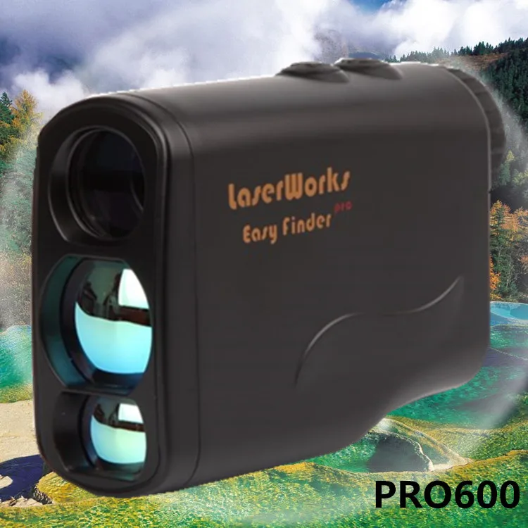 Handheld laser font b rangefinder b font 650 Y laser range hunting telescope golf scope laser