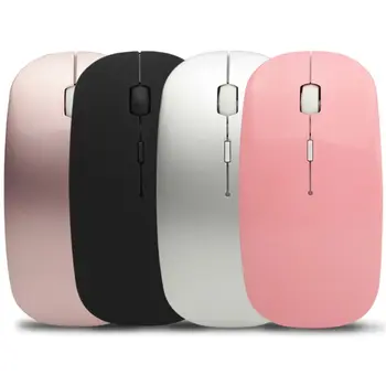 

Rechargeable Bluetooth Wireless 4.0 + 2.4G Dual Mode 2 In 1 Charging Mouse 1600 DPI Ergonomic Portable Optical Mice for PC Lapto