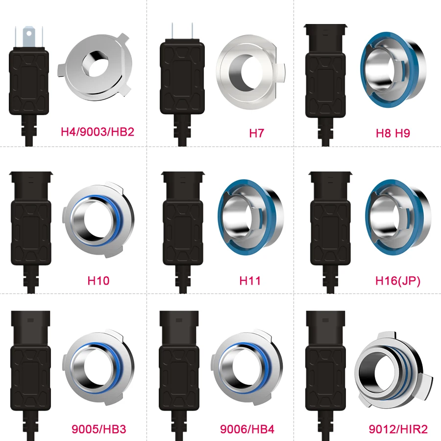 SAARMAT фар автомобиля H7 H4/9003/HB2 светодио дный H8/H11 H9 H16 (JP) HB3/9005 HB4/9006 H10 9012/HIR2 10800lm лампы фары 6000 К огни