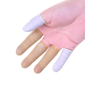 

Disposable Anti-static Rubber Finger Industrial Safety Protection Finger Clean ESD Work Gloves