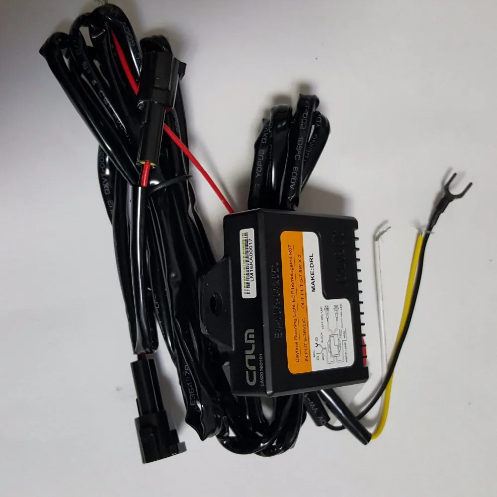 LED FOG LIGHT CONTROLLER DRL DAYTIME RUNNING LIGHT CONTROL BOX LIGHT RELAY HARNESS 8V 36V