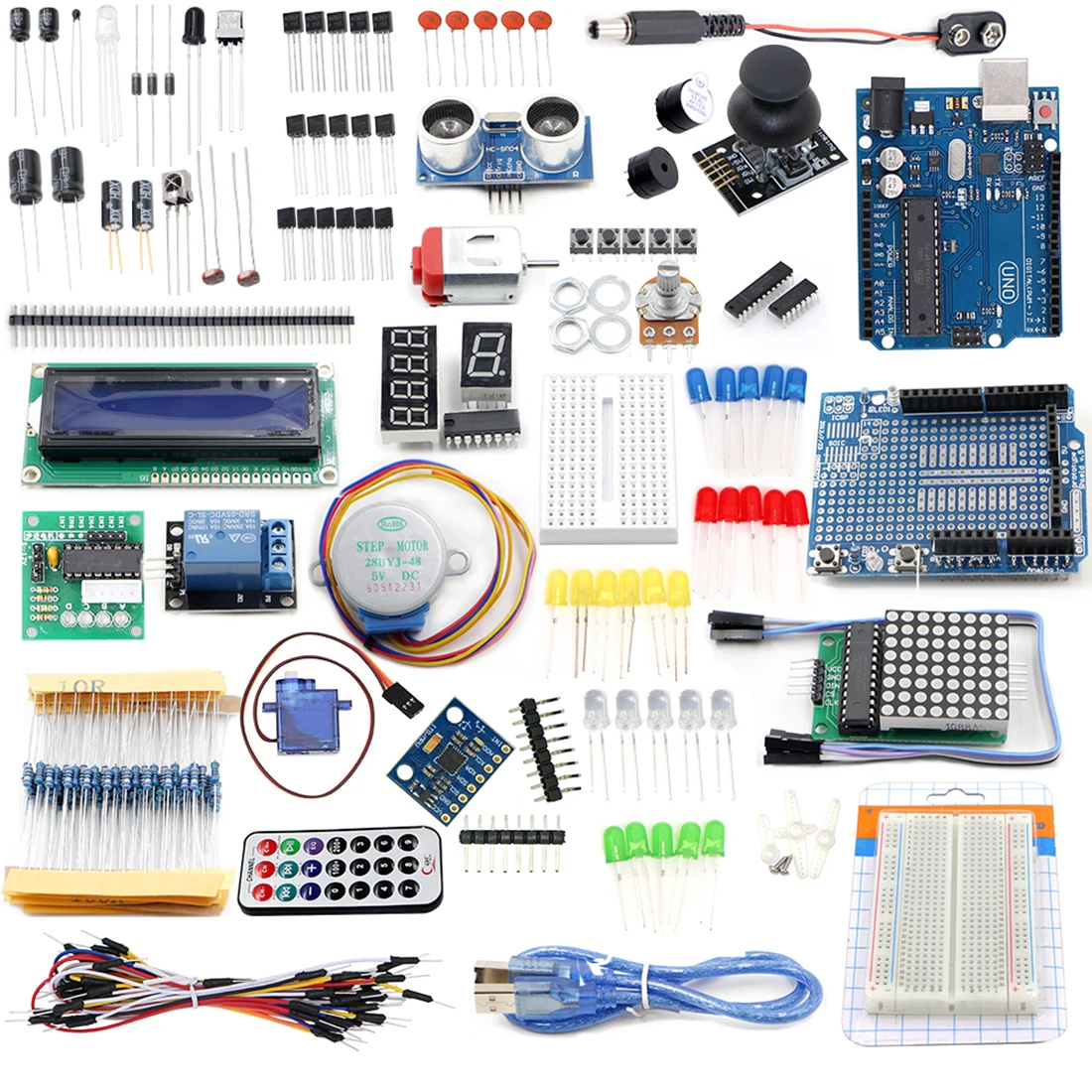 Набор для самостоятельной сборки для UNO R3 стартовый Обучающий набор для Arduino высокотехнологичные программируемые игрушки/-US/EU штекер
