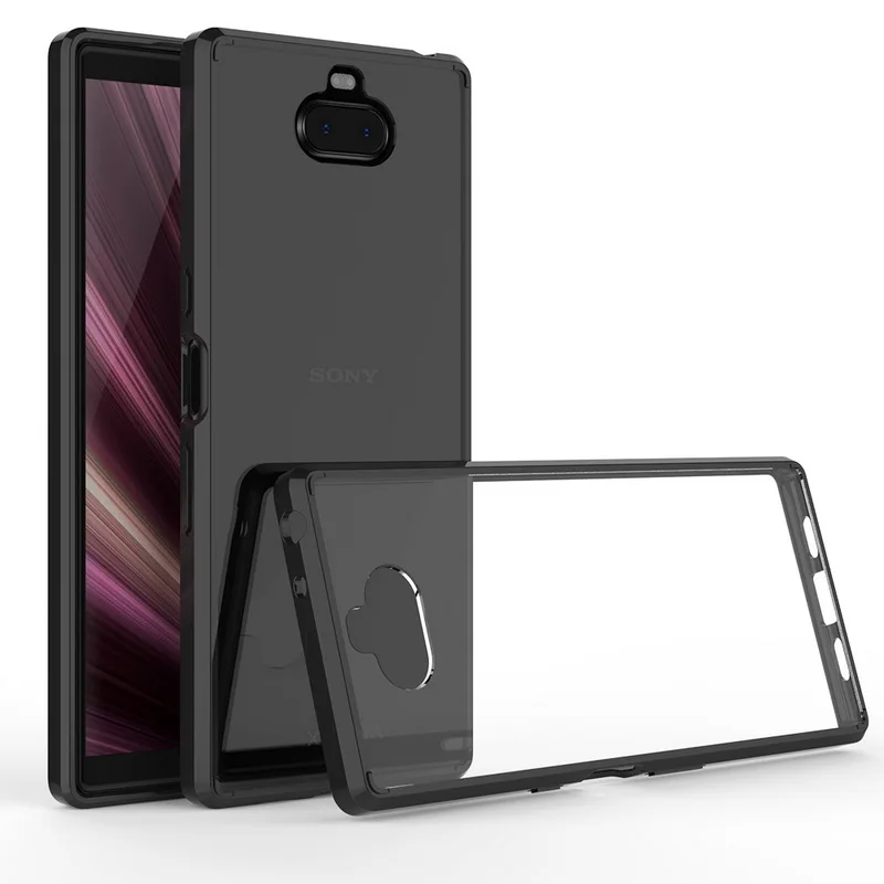 

For Sony Xperia 10 Plus Case TPU bumper Clear Hard Acrylic Back Cover For Sony Xperia10 plus 10Plus I3213 I4213 I4293 Phone Case
