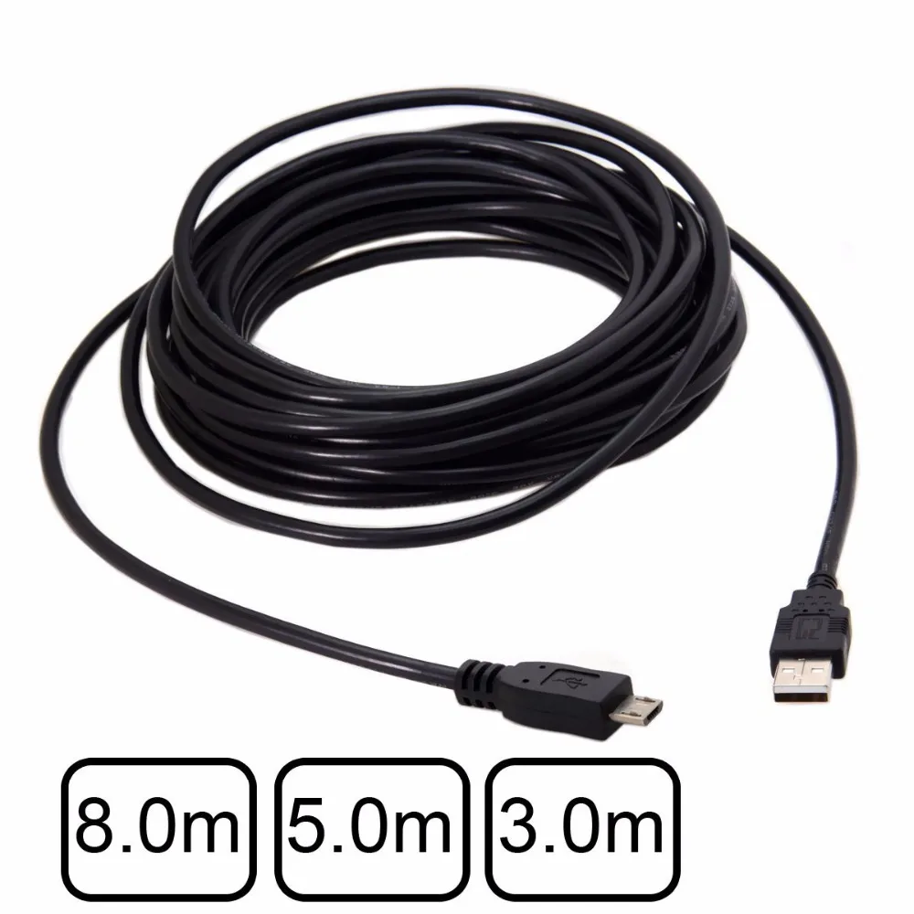 

USB 2.0 Male Data Cable to Micro USB 5Pin for Tablet & Cell Phone & Camera 8m 5m 3m