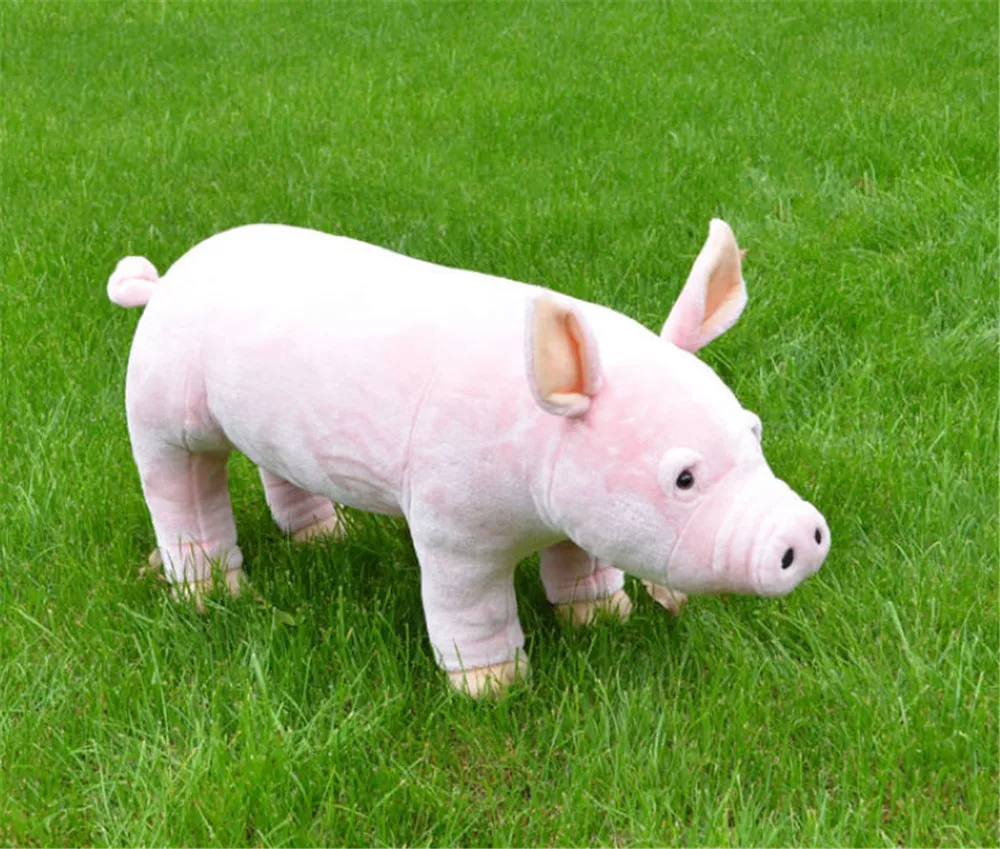 Fancytrader кататься на свиньи плюшевые игрушки эмуляция свиньи животные Дети кукла может нагрузить 50 кг на спине