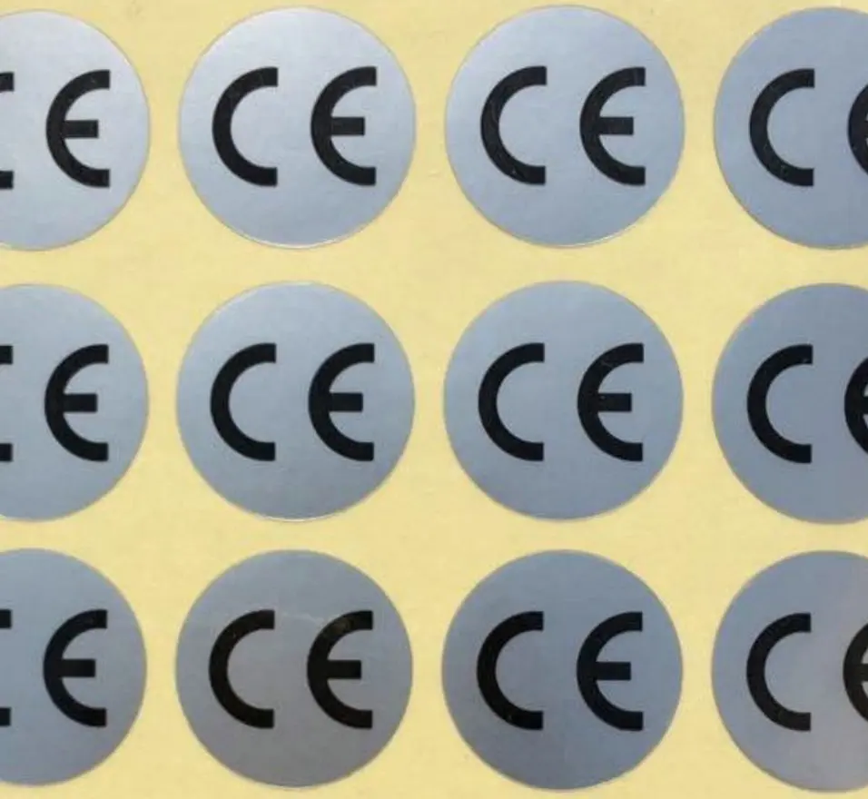 Aliexpress.com : Buy 1cm 1000pcs/lot the CE label sticker silver CE