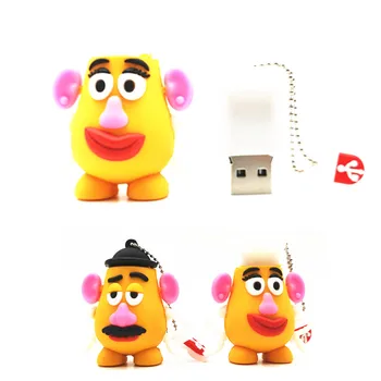 

Toy story series Mr & Mrs potato head pen drive usb flash drive disk mini computer gift memory Stick pendrive 4GB 8GB 16GB 32GB