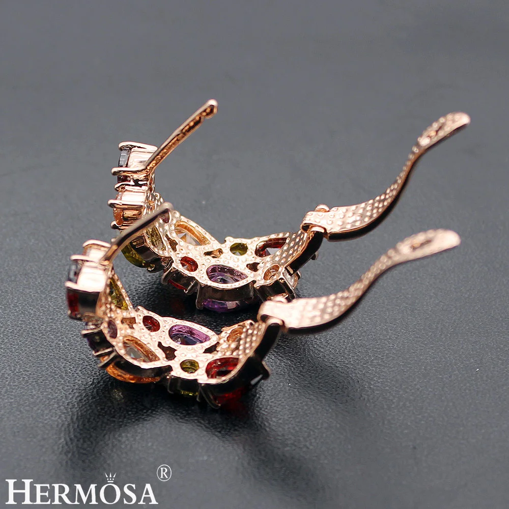 Женские серьги из серебра 925 пробы QA06|earrings fashion|women fashion earringshermosa jewelry |
