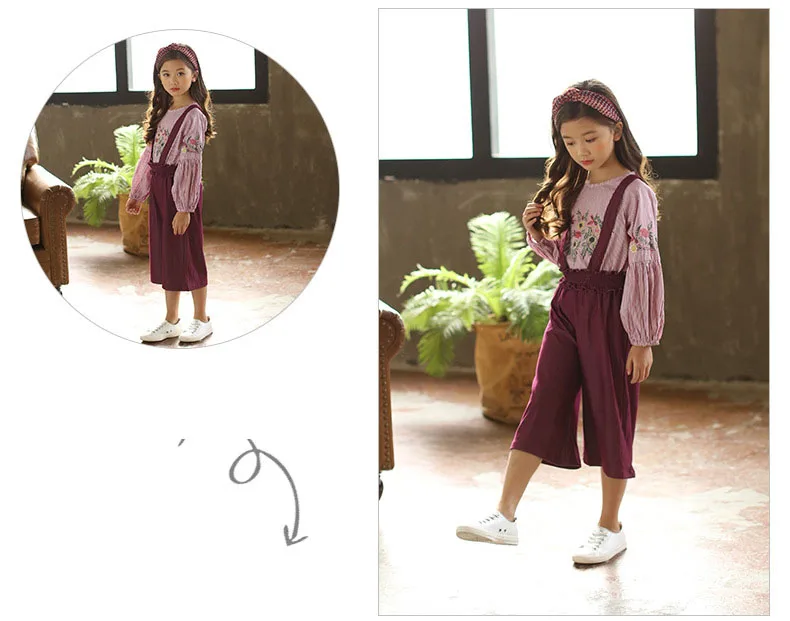 embroidery kids girl clothes 2 pcs set spring summer 2018 blouses tops and pants set for girls clothing sets baby children suits 12 3 4 2 5 6 7 8 9 10 11 12 13 yeras little teenage girls clothing sets summer girls sets 2018 (5)