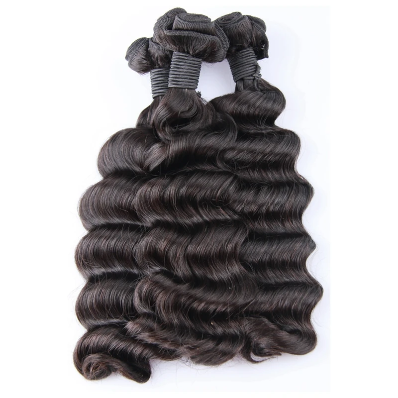 Hot Beauty Hair brazilian hair weave bundles funmi double drawn remy human hair ocean wave curly bundles  (7)