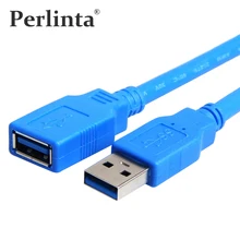 Perlinta Super Speed USB 3.0 cable,USB3.0 Type A Male to Female Data Charging Extension Cable