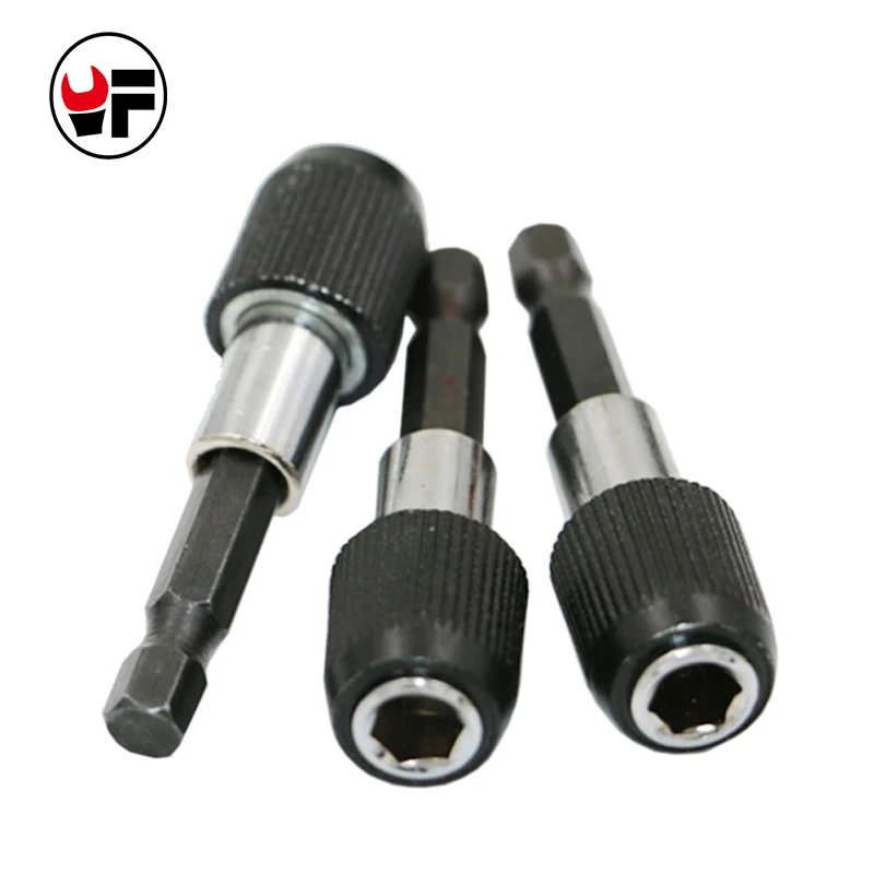 1/4 Hex Shank quick change Release Electric Drill Screwdriver Bit Holder 60mm