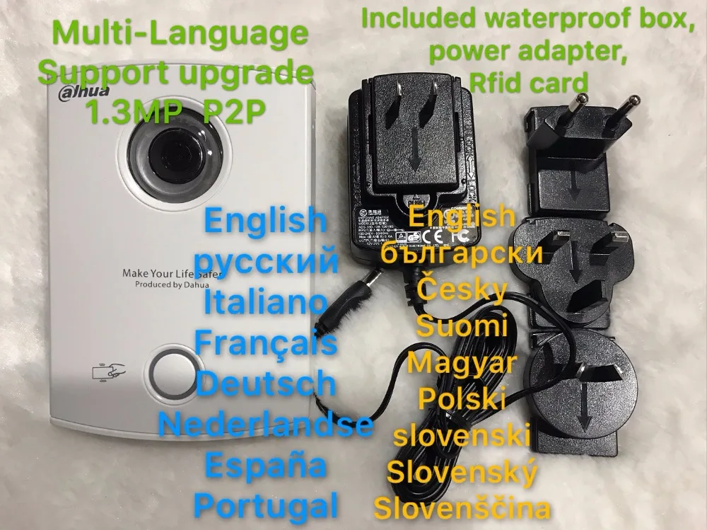 bilder für Enthalten wasserdichte box. Dahua VTO6100C Villa Außenstation Video-türsprechanlage Video Intercom ic-karte öffnung remote entsperren bilder für Enthalten wasserdichte box. Dahua VTO6100C Villa Außenstation Video-türsprechanlage Video Intercom ic-karte öffnung remote entsperren