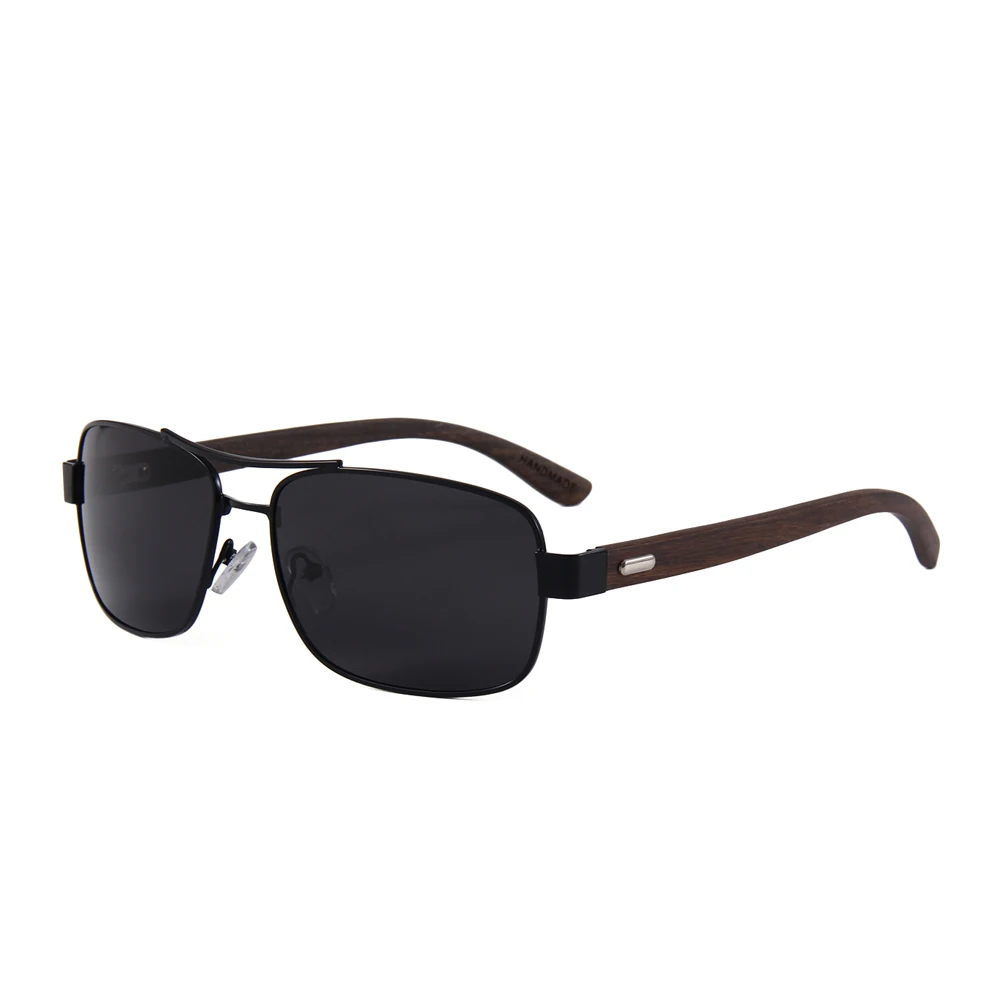 

WILLPOWER Rectangle Polarized Sunglasses Coating Mirror Pilot Style Sun Glasses Drop Shipping With Box