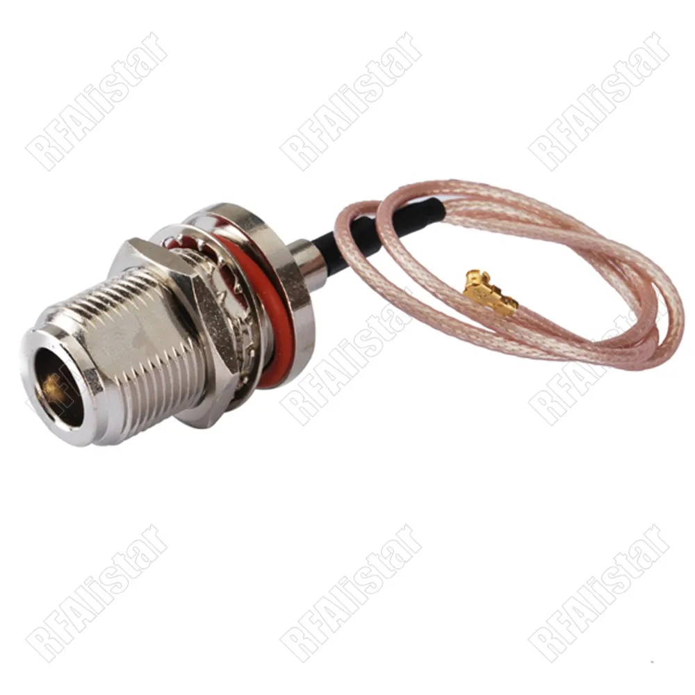 Vecys 2 Cavi Coassiali U.FL IPEX A N Femmina A Bassa Perdita Da 25,4 Cm/25 Cm U.fl/IPEX 1,13 Mm Mini-Coassiale Cavo Pigtail Per Router Wireless Mini PCIE Schede Di Rete PCI Wi-Fi - Foto 4