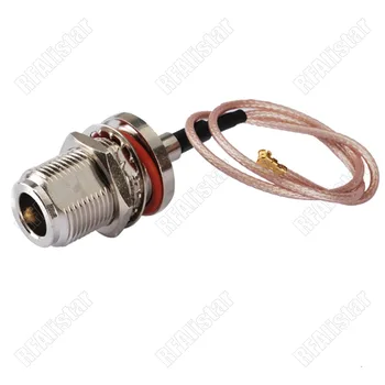 

10x N Type Female Jack Bulkhead Nut O-Ring to IPX U.FL RG178 IPEX Pigtail Cable Mini-PCI Card Wireless 10cm/15cm/20cm/25cm/30cm