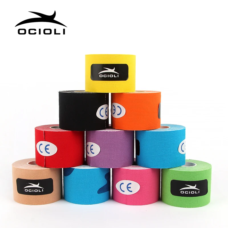 

10 Rolls Kinesio Tex Tape Athletic Tapes Kinesiology Sport Taping Strapping Good Quality Football Exercise Muscle Kinesiotape