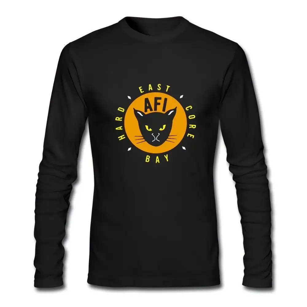 Новый AFI East Bay Kitty рок группа с длинным рукавом черная футболка Размеры XS