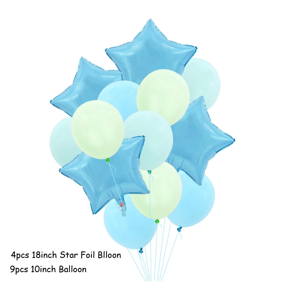 YORIWOO Макарон конфетти для воздушного шара Baby Shower Boy латексный шар 1 год набор