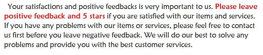 feedback5 stars