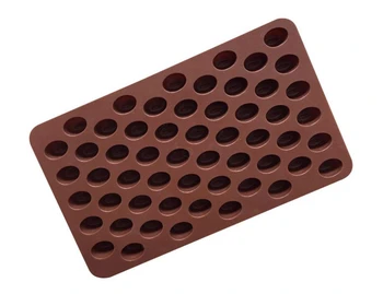 

Free Shipping+Wholesale Silicone Cavity Mini Coffee Beans Chocolate Sugar Candy Mold Mould Cake,500pcs/lot