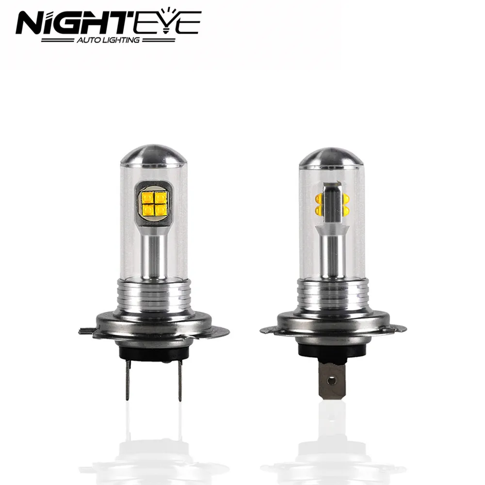 Nighteye H7 80W Car LED Lights 1500lm Fog Lamp Tail Driving Bulbs