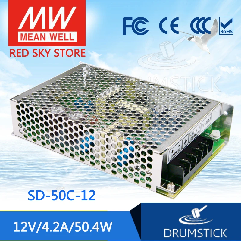 

MEAN WELL SD-50C-12 12V 4.2A meanwell SD-50 12V 50.4W Single Output DC-DC Converter