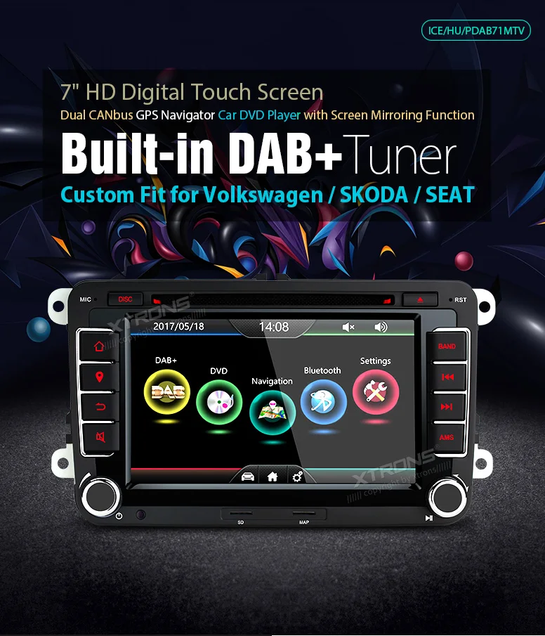 Excellent 7" Car DVD radio for Skoda Fabia 2007-2014 & Fabia Com2006-2015 with Built-in Vehicle Standard DAB+ Modulebi 2008-2014&Roomster 0 Excellent 7" Car DVD radio for Skoda Fabia 2007-2014 & Fabia Com2006-2015 with Built-in Vehicle Standard DAB+ Modulebi 2008-2014&Roomster 0