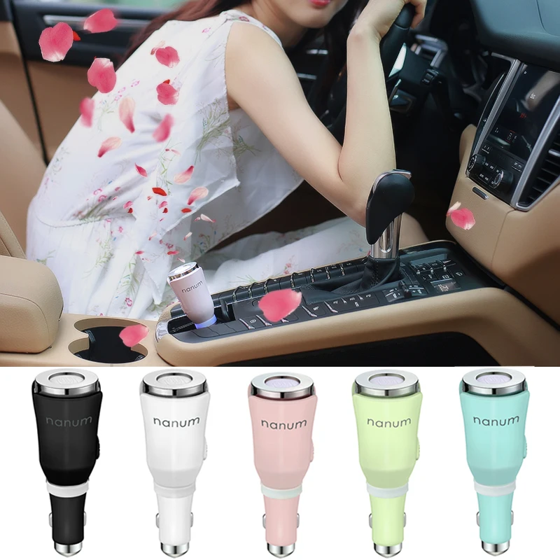 

Nanum Car Diffuser Car air freshener Mini USB Aromatherapy Air Car Essential Oil Diffuser Mist Maker fogger