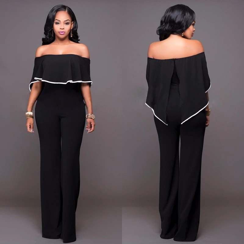 summer black jumpsuit