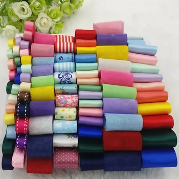 

85 Yards /set Ribbon Set For Diy Handmade Gift Craft Packing Hair Accessories Materials Wedding Ribbon Package Free Shipping