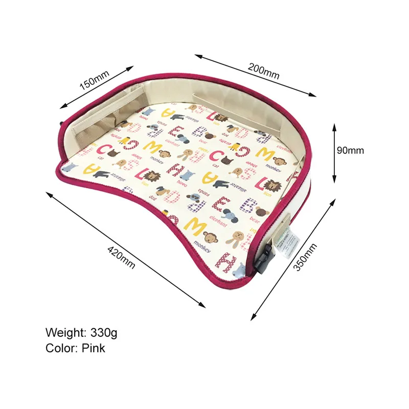 42*35 см детский портативный стол для автомобиля держатель для коляски стол для еды водонепроницаемый детский стол подлокотник для сидения автомобиля хранения детская игрушка