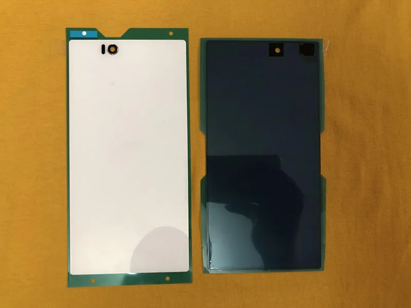 

High quality For Sony Xperia Z Ultra XL39H XL39 C6806 C6833 Battery Door Back Cover Case Rear glass with logo