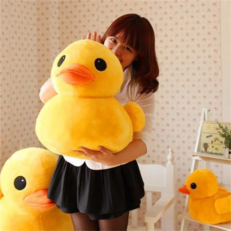 1PC-20CM-30CM-50CM-Stuffed-Dolls-Rubber-Duck-Big-Yellow-Duck-Cotton-Plush-Toys-Gifts (2)
