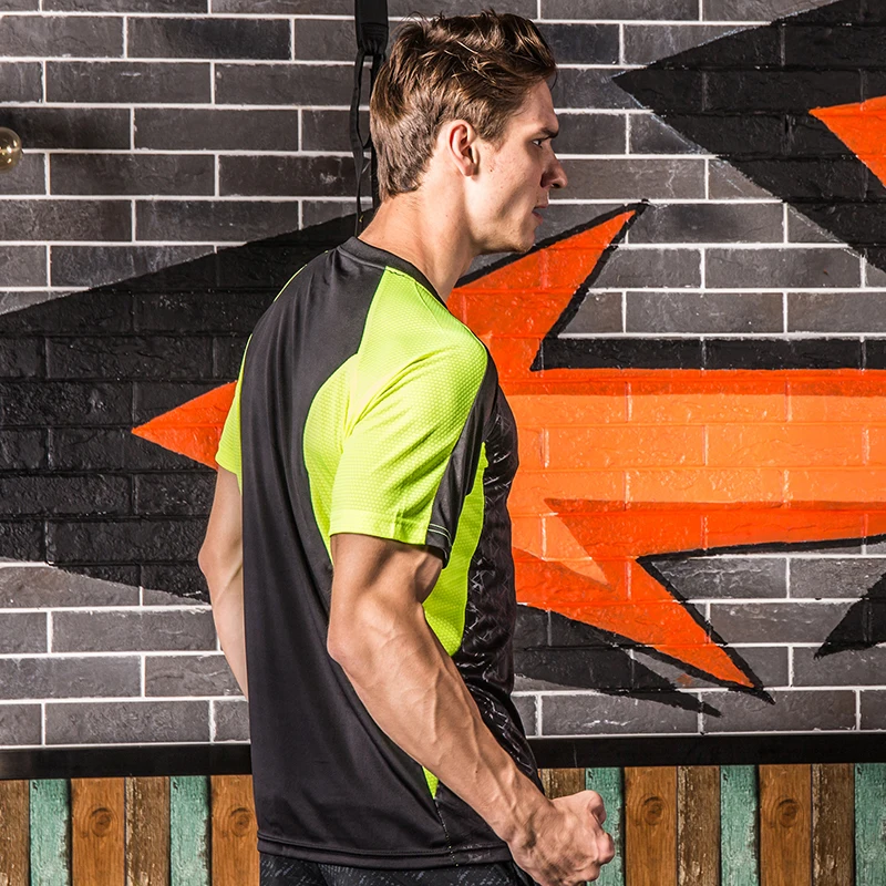 FANNAI Men Sport T Shirt Quick Dry Tops Tees Printed Shirts Fitness Men's Running Clothes Short sleeve Sports Soccer Sportswear FANNAI Men Sport T Shirt Quick Dry Tops Tees Printed Shirts Fitness Men's Running Clothes Short sleeve Sports Soccer Sportswear