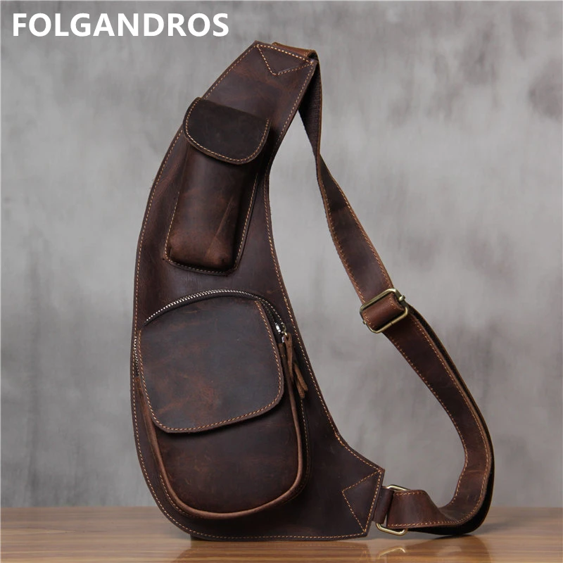 leather motorcycle messenger bag