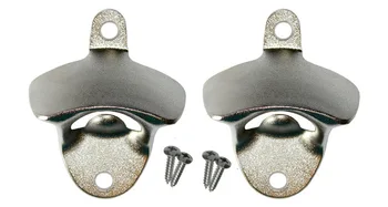 

2017 50pcs DHL Stainless Steel Wall Hanging Hook Mount Bar Beer Wine Glass Cap Bottle Opener