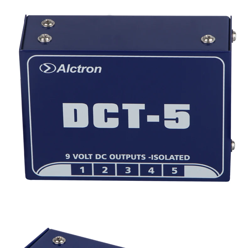 Alctron DCT-5 5-канальный 9 volt DC выходной эффект блок питания мульти-8-канальный, с гальванической развязкой защита питания