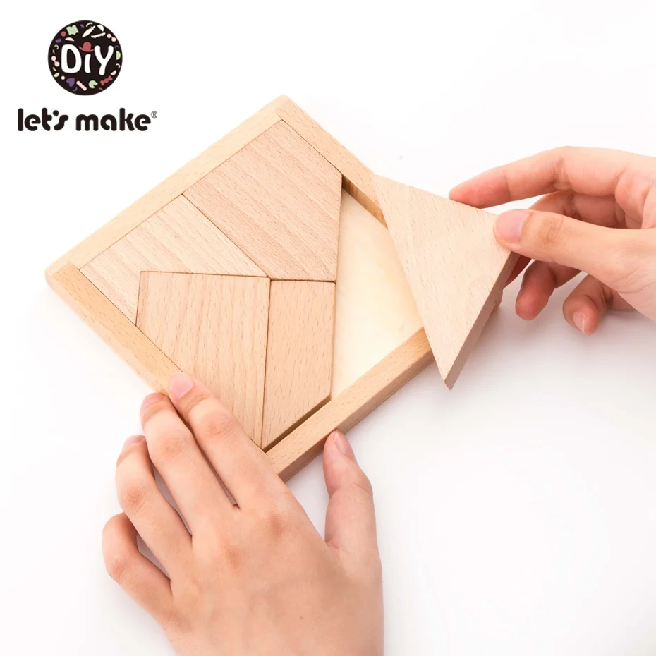 

Let'S Make Wooden Jigsaw Wood Puzzle Jigsaw Toys Non-Toxic Intelligent For Kid Training Montessori Toy Girls And Boys Gift